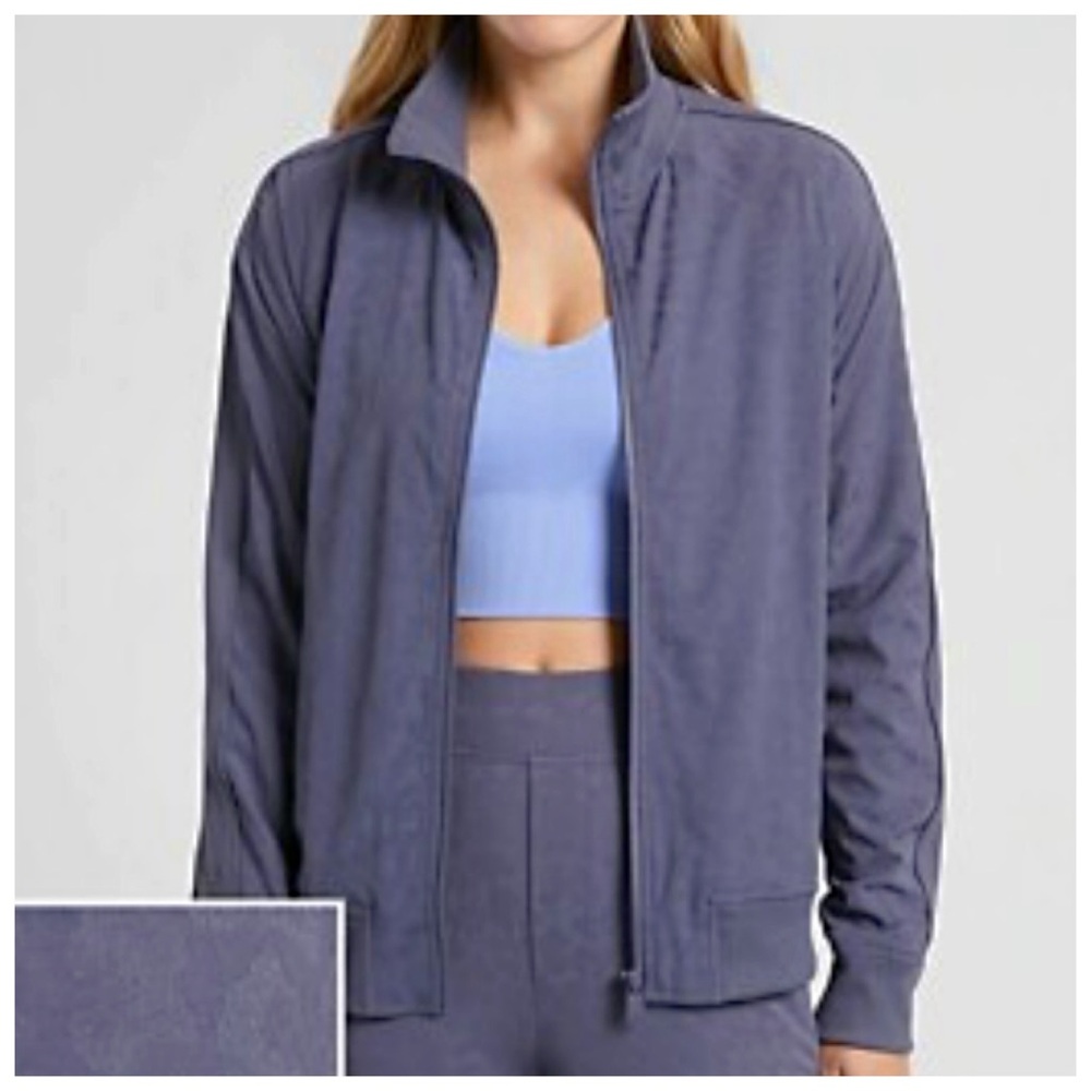 🚩🚩2-DAY SALE!🚩🚩 NwTs-$128 ATHLETA Brooklyn Bomber Jacket XL Jaguared Stretch